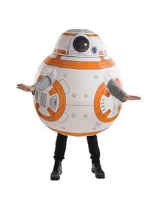 Maskeraddräkt uppblåsbar BB8 Star Wars för barn