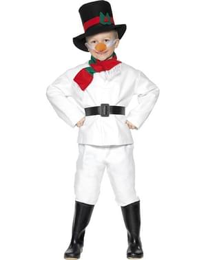 Costum Om de Zăpadă pentru copii