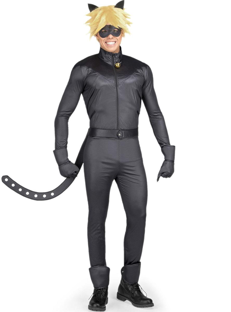 Maskeraddräkt Cat Noir The adventures of Ladybug för vuxen