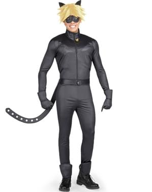 Kostum Cat Noir The Adventures of Ladybug untuk orang dewasa