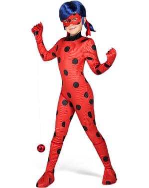 Ladybug kostum in lasulja za otroke
