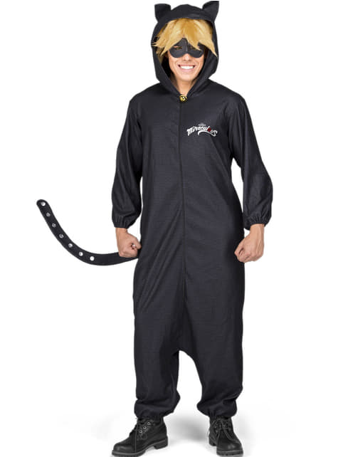 Cat Noir The Adventures Of Ladybug Onesie For Adults The Coolest Funidelia