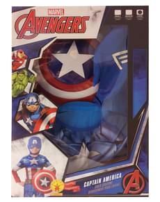 Costume da Capitan America The Avengers per bambino con scatola