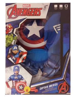 Maskeraddräkt Captain America The Avengers barn i presentask