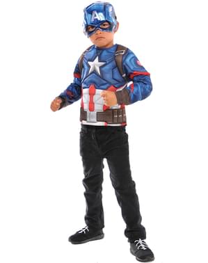 Déguisement Captain America Boîte vitrine enfant