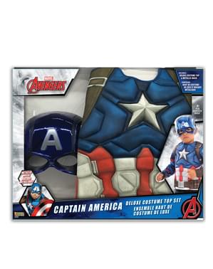 Captain America costume for boys (in box)