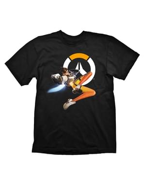 Overwatch Tracer Hero T-shirt untuk dewasa