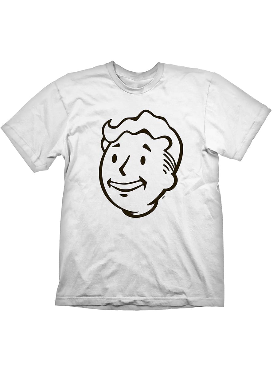 T-shirt Fallout Vault Boy Face adulte