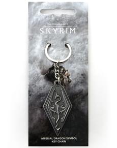 The Elder Scrolls V: Skyrim Dragon Symbol Keychain