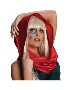 Lenço da cabeça vermelho Lady Gaga