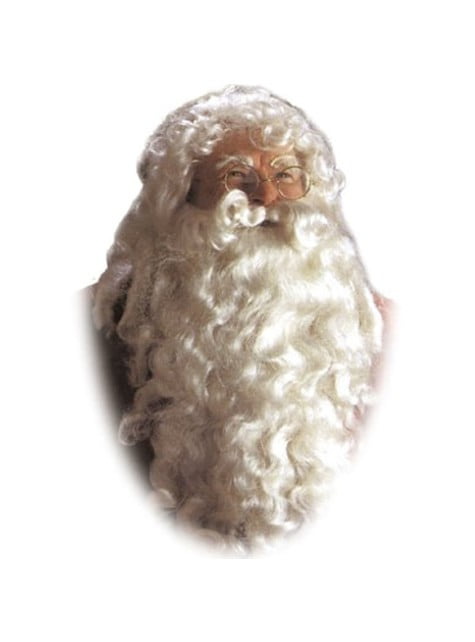 Weihnachtsmann Bart und Perücke