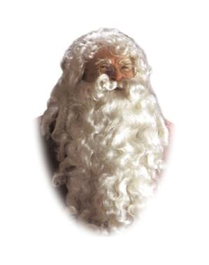 Parrucca e barba babbo natale deluxe