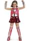 Déguisement de Wonder Woman rose pour fille