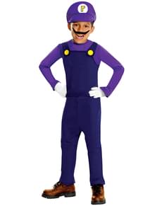 Costume de Waluigi haut de gamme pour garçon