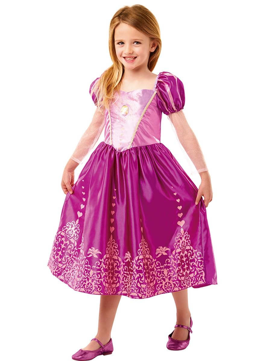 Disfarce de Rapunzel para menina