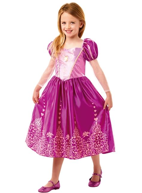 Costume Robe Raiponce Dessin Animé Disney Enfant