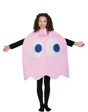 Pinky Spøgelse Pac-Man Kostume til Børn