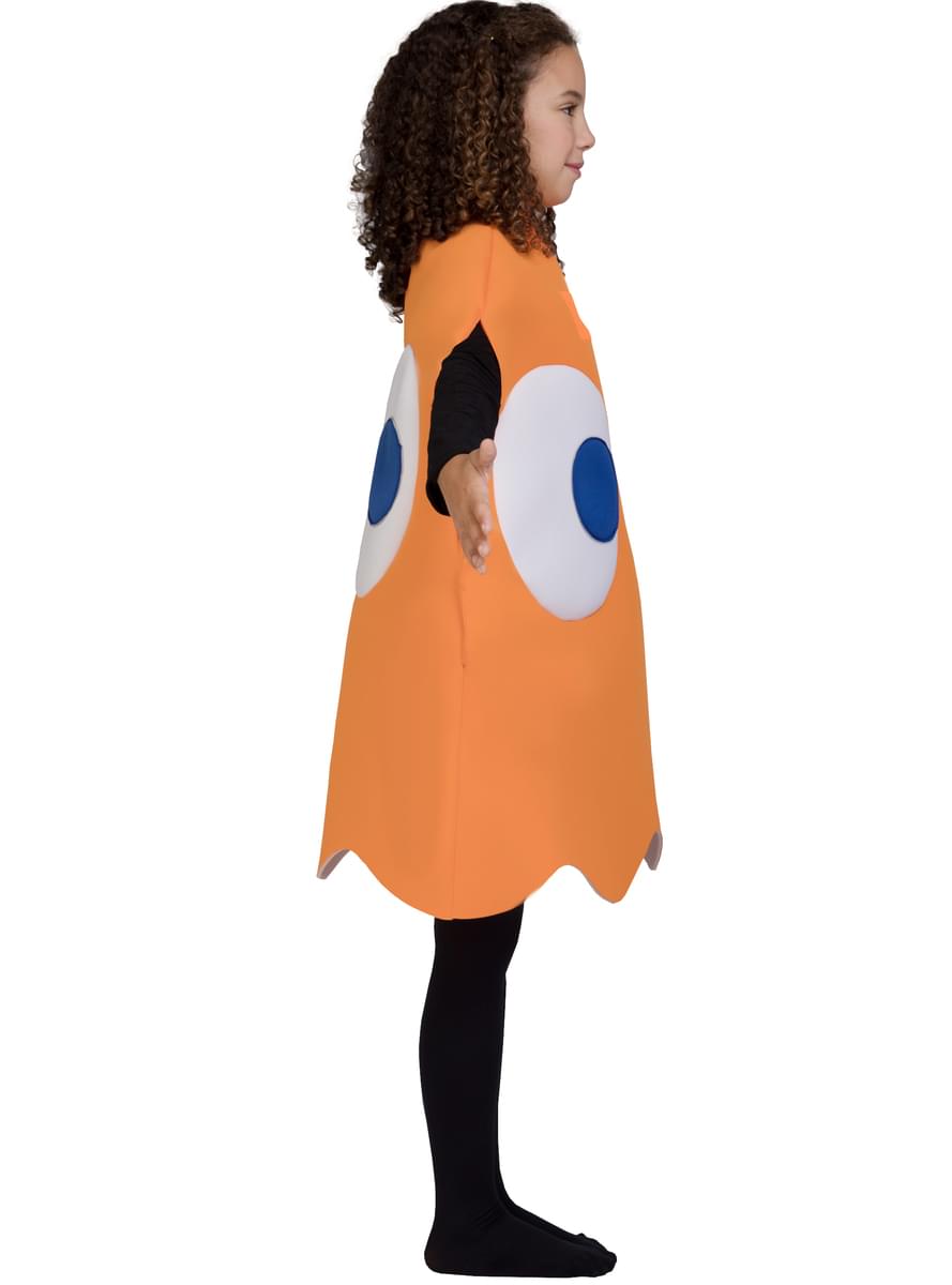 Disfraz de Fantasma naranja Pacman (Clyde) para niños - Pac-Man online - Funidelia