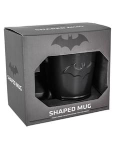Mugg Batman logga svart matt