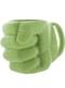 Cană Hulk formă de pumn 3D