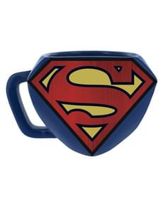 Caneca de Super-Homem logo 3D