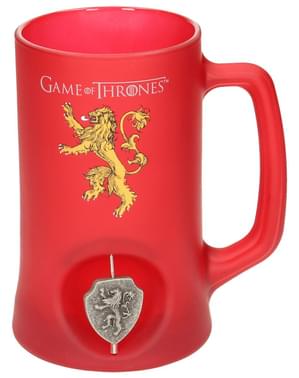 Caneca de Game of Thrones Lannister emblema giratório 3D
