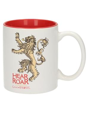 Mug Game of Thrones Lannister rouge