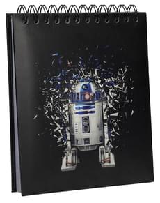 R2D2 Star Wars: Episode IV notebook with light and sound