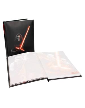 Kylo Ren Star Wars: Notebook Episode VII dengan cahaya dan suara
