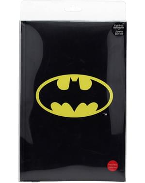 Libreta grande de Batman 19 x 29 cm con luz