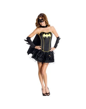 Batgirl Gizli Dilekler Korse Yetişkin Kostüm