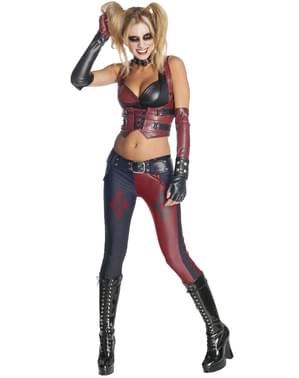 Fato de Harley Quinn para mulher Arkham City