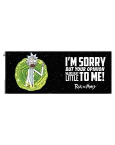 Taza de Rick y Morty Your Opinion