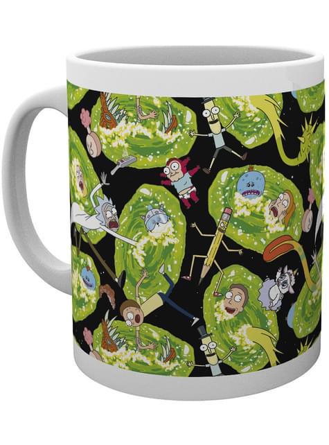 Cană Rick și Morty Portals