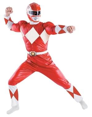 Red Power Ranger Adult Costume