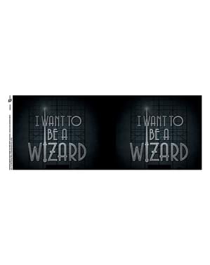 Taza de Animales fantásticos I want to be a Wizard