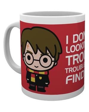 Tasse Harry Potter von vorne und hinten