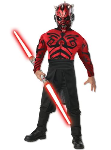 Vorige Dominant Profetie Deluxe Darth Maul Muscular Kids Costume. Express delivery | Funidelia