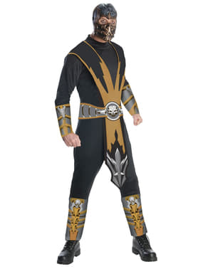 Kostum Dewasa Scorpion Mortal Kombat