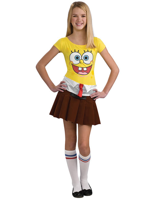 Kostium Sponge Bob dla dziewczynki