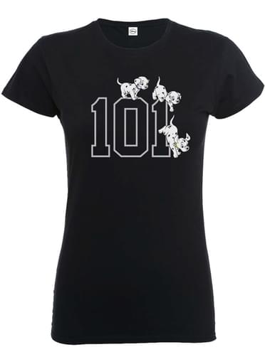 T-shirt de 101 Dálmatas Doggies para mulher