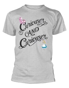 T-shirt de Alice no País das Maravilhas Curiouser & Curiouser para homem