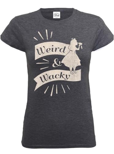 T-shirt de Alice no País das Maravilhas Weird & Wacky para mulher
