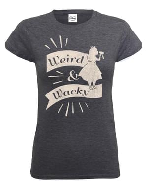 T-shirt de Alice no País das Maravilhas Weird & Wacky para mulher