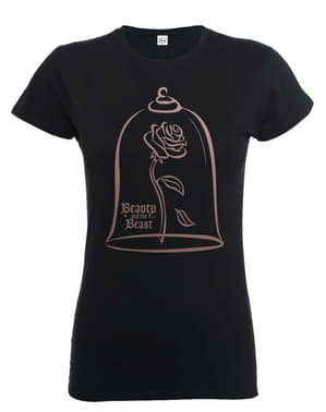 Koszulka Piękna i Bestia Rose Gold damska