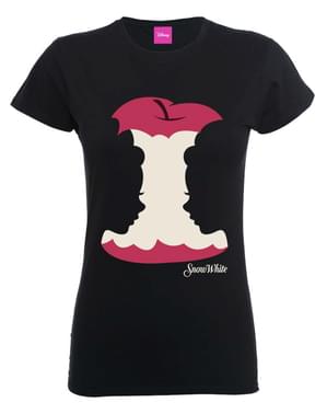 Snehvide æble t-shirt til kvinder