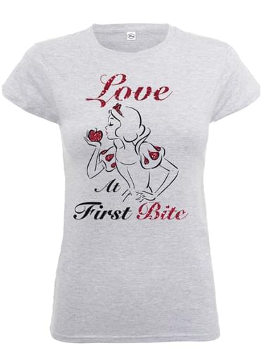 T-shirt de Branca de Neve Love At First Bite para mulher