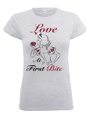 T-shirt de Branca de Neve Love At First Bite para mulher