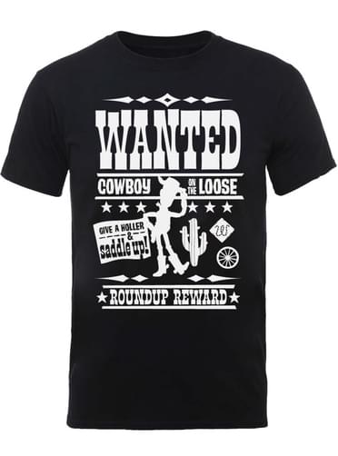 T-shirt de Toy Story Wanted Poster para homem