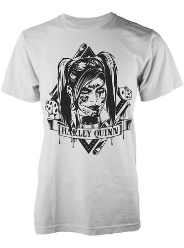 T-shirt de Harley Quinn Face para homem